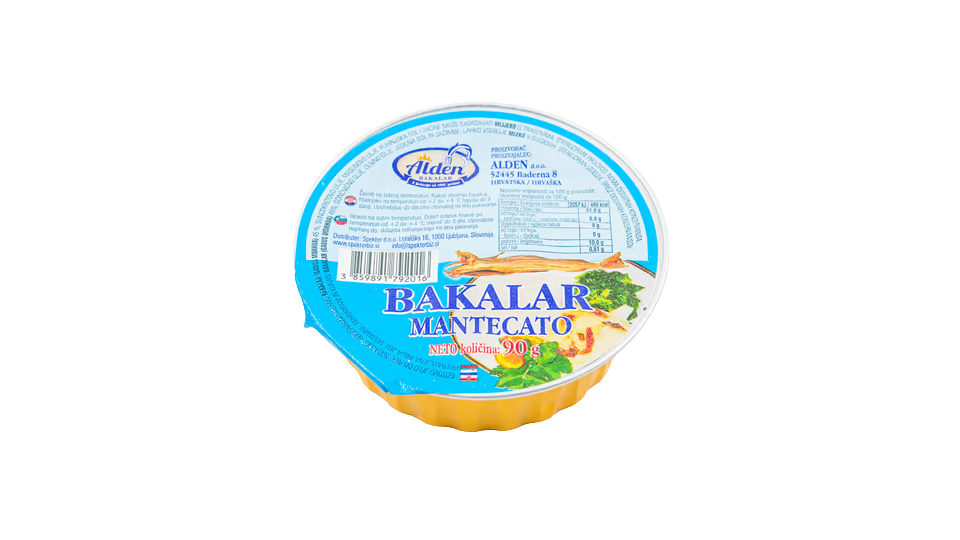 BAKALAR NA BIJELO MANTECATO 90G