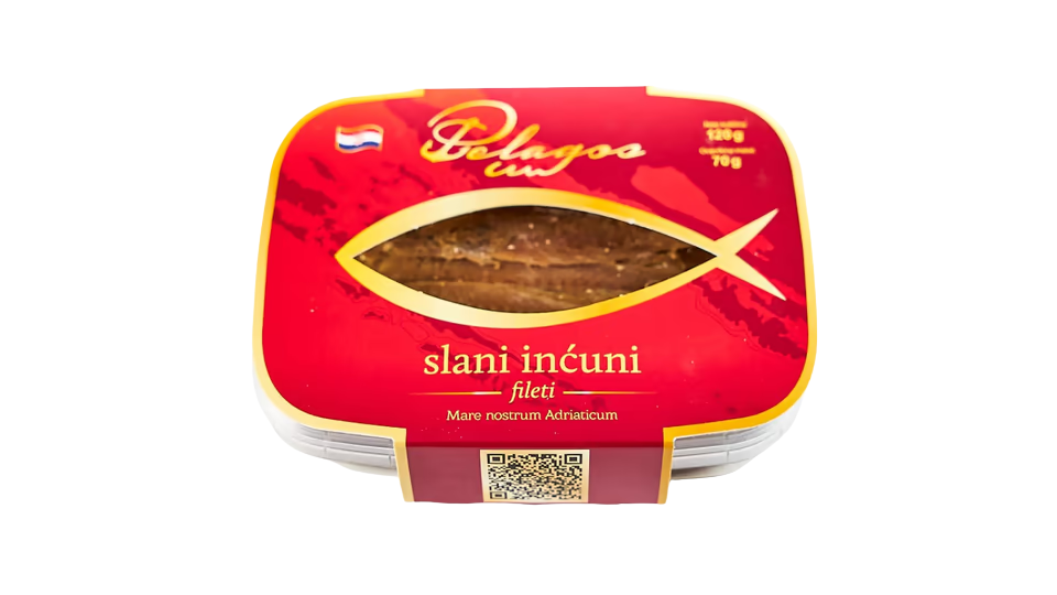 FILETI SLANOG INĆUNA 120G PELAGOS
