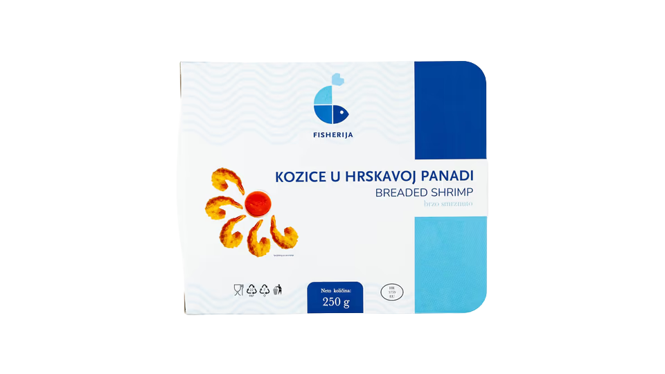 PANIRANE KOZICE U HRSKAVOJ PANADI 250G.