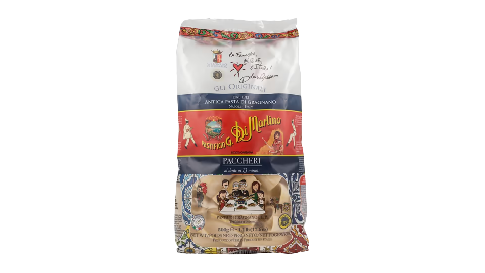 TJESTENINA PACCHERI 500G DI MARTINO