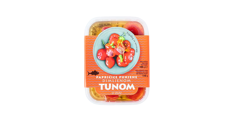 PAPRIČICE PUNJENE DIM. TUNOM 100G