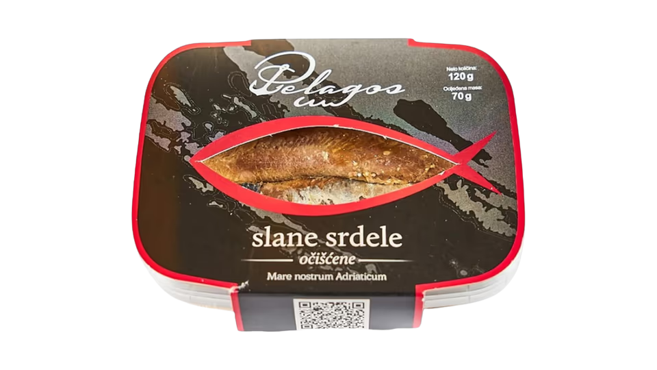 SLANA SRDELA OČIŠĆENA 120G