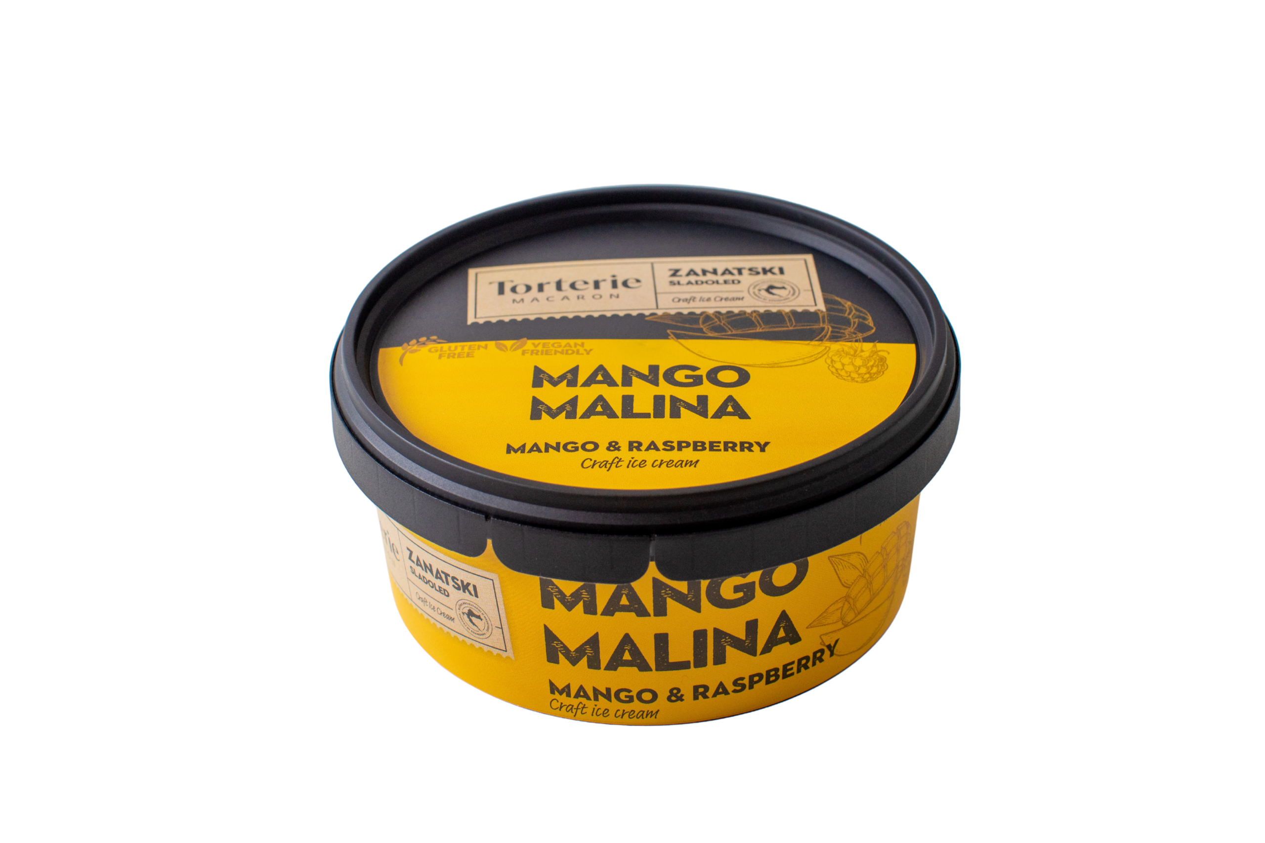 SLADOLED ZANATSKI MANGO MALINA 500ML