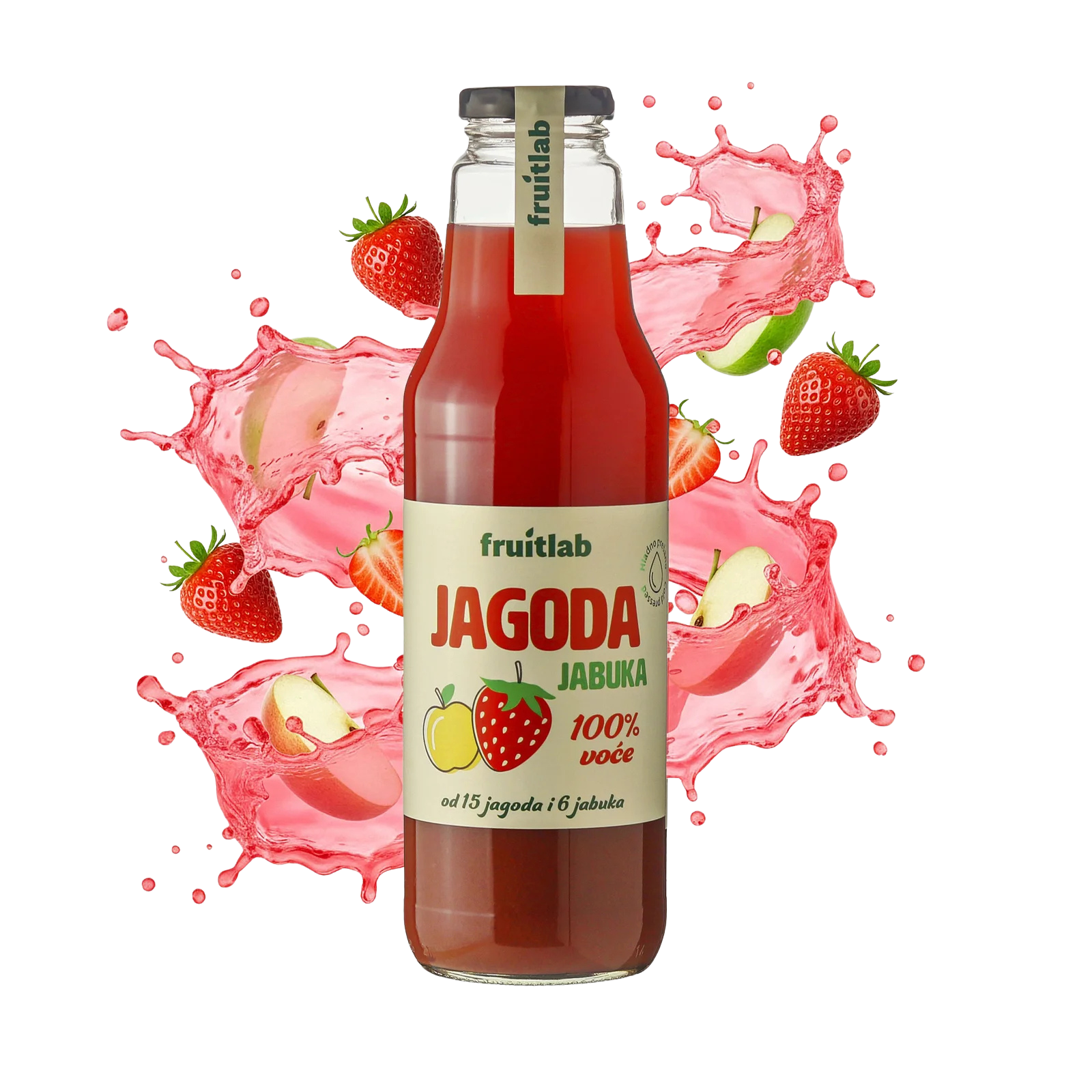 100% VOĆNI SOK JABUKA-JAGODA 0,2L