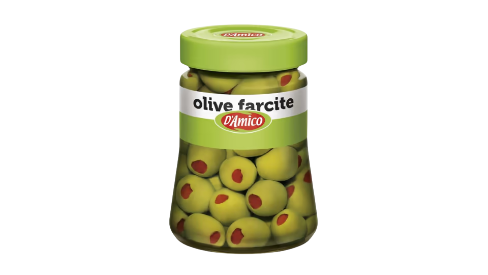 MASLINE PUNJENE PAPRIČICAMA 290G D"AMICO